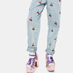 Minga London Cherry mom Jeans